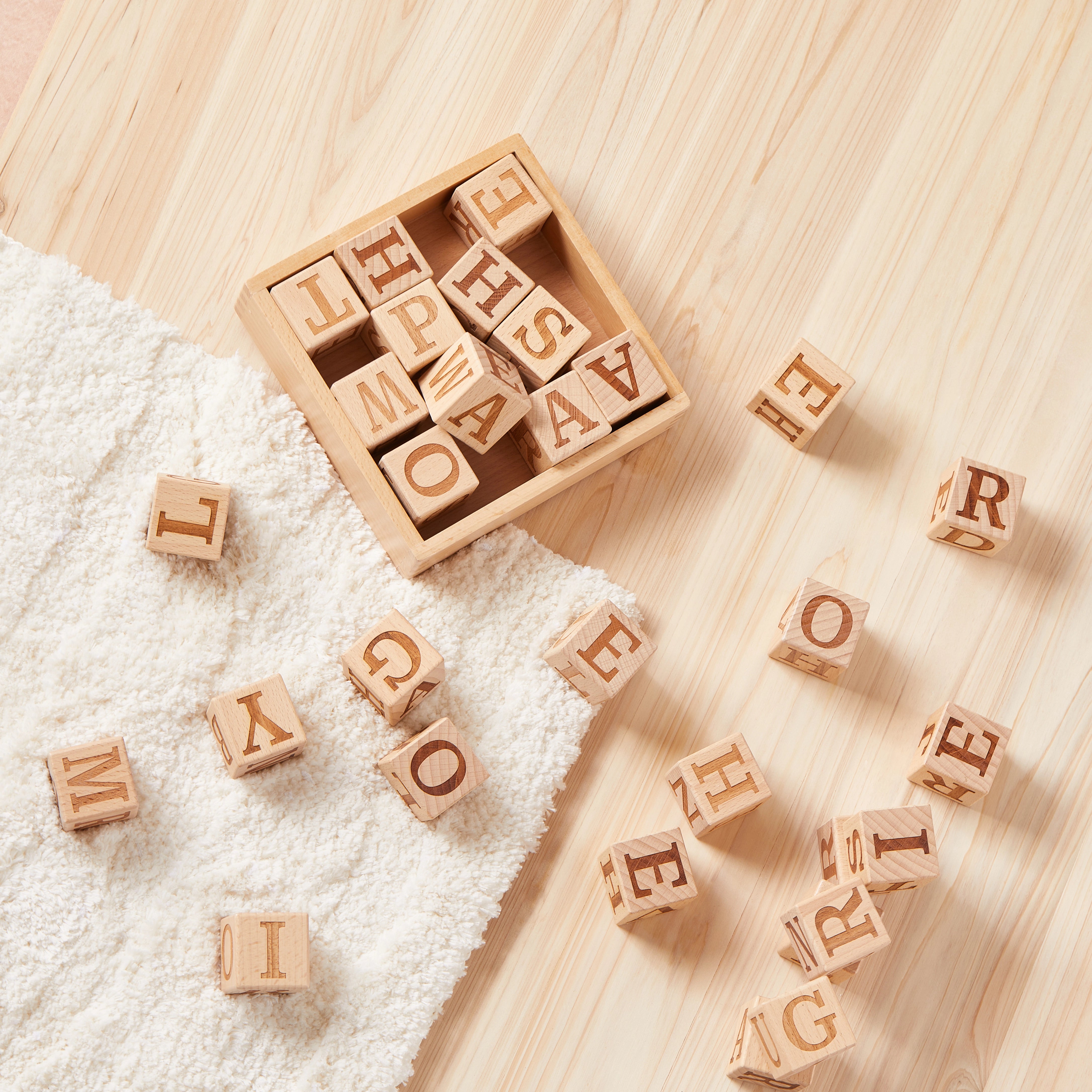 Tiny Land® Wooden Alphabet Blocks