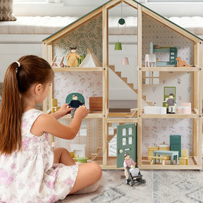 Tiny Land® Wooden Dollhouse Dolls
