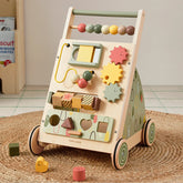 Tiny Land® Sage Green Wooden Baby Walker