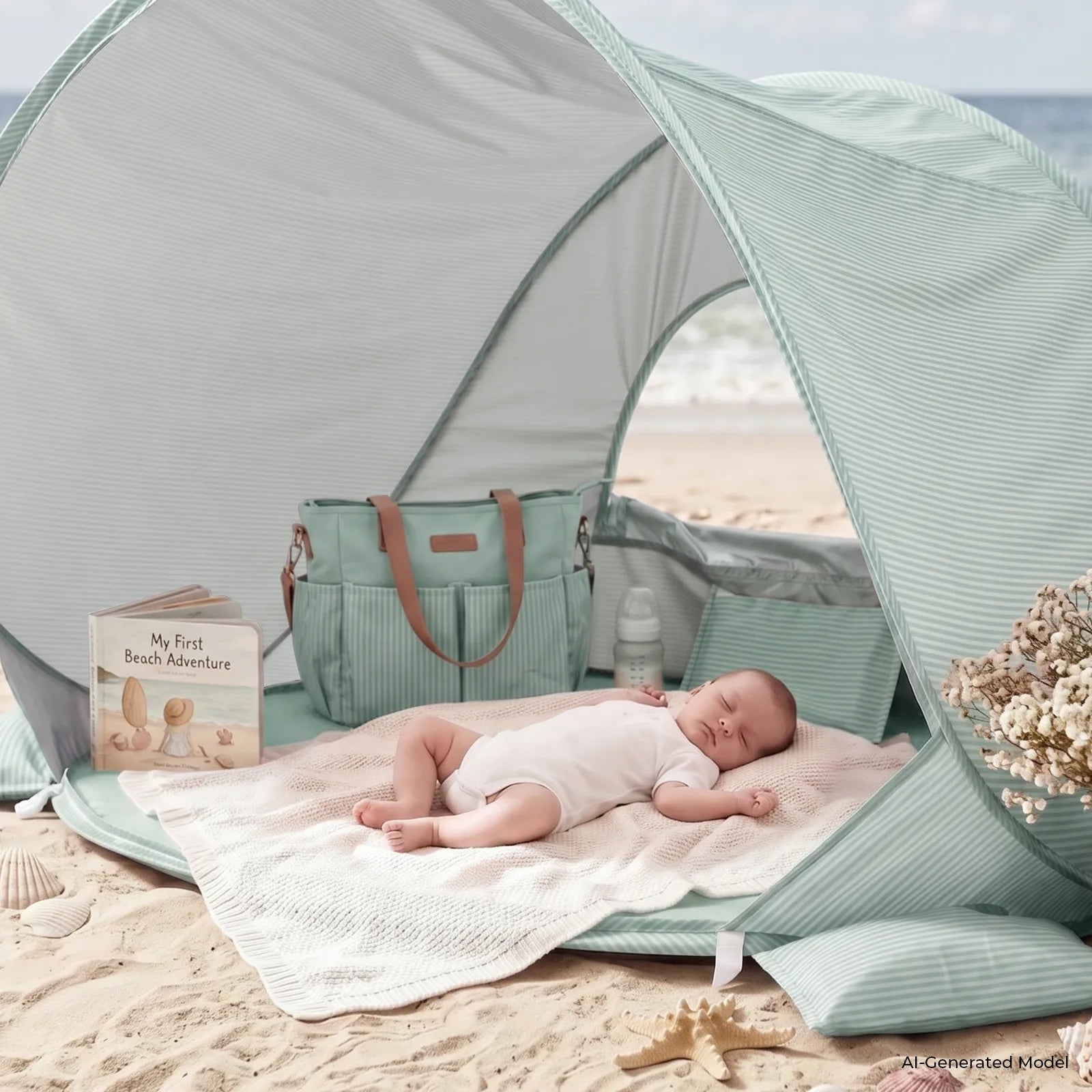 Pop Up Baby Beach Tent & Portable Shade with Pool