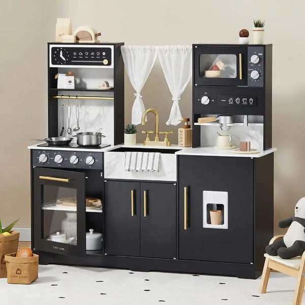 Tiny Land Modern Versatile Play Kitchen: An Artistic Take on Kids Pretend Play