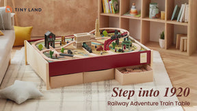 Tiny Land® 1920 Railway Adventure Train Table