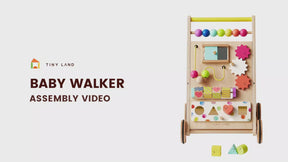 Rainbow Color Complete Development Playset — Baby Walker + Activity Cube