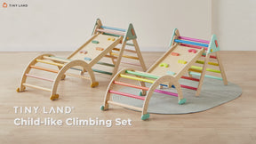 Tiny Land® 7-in-1 Morandi Pikler Triangle Set