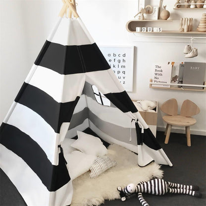 Tiny Land® Black Teepee For Kids
