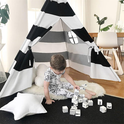Tiny Land® Black Teepee For Kids