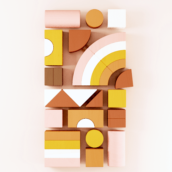 Tiny Land Boho Mama best wooden blocks for kids Tiny Land