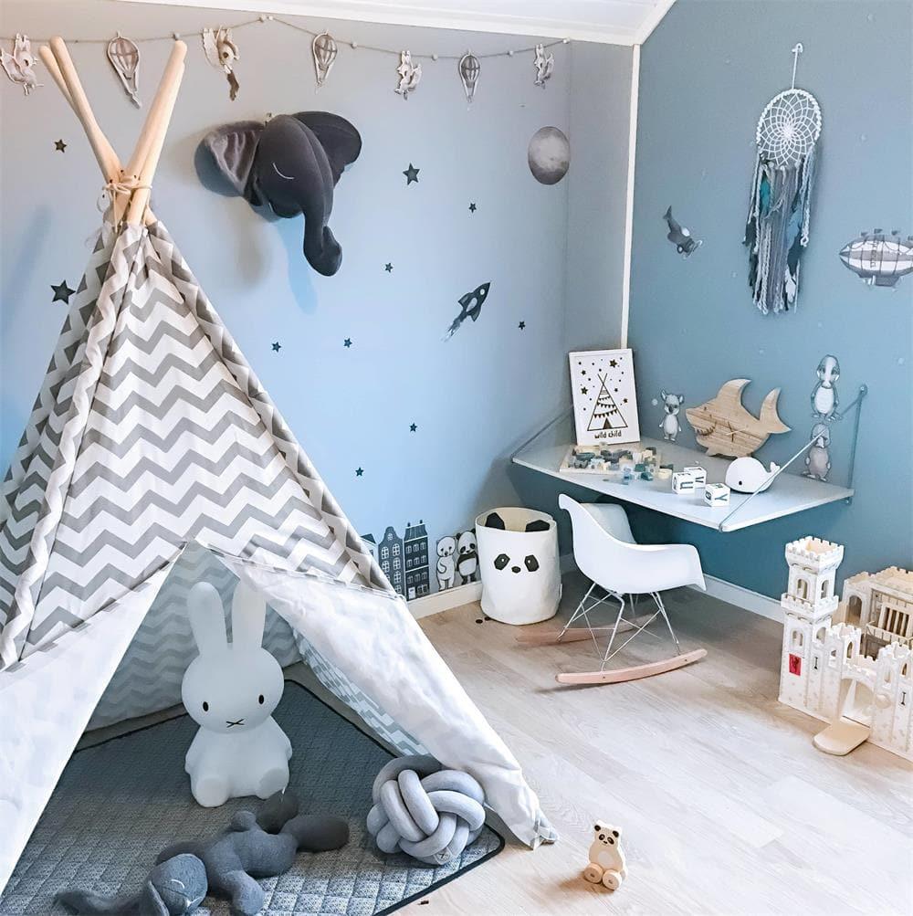 Tiny Land® Gray Chevron Teepee for Kids