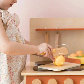 kids wooden play kitchen
