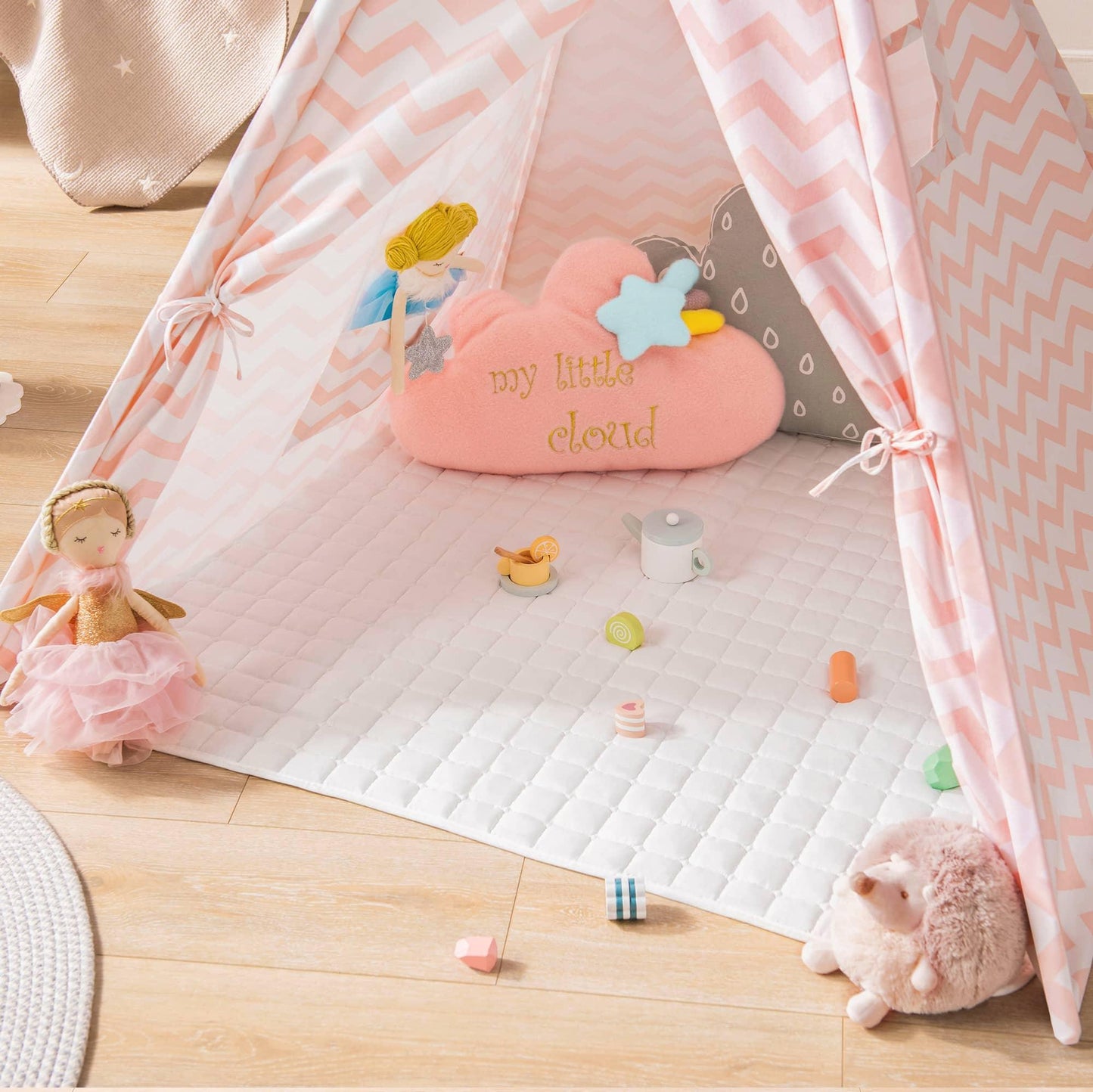 Tiny Land® Pink Cloud Pillow