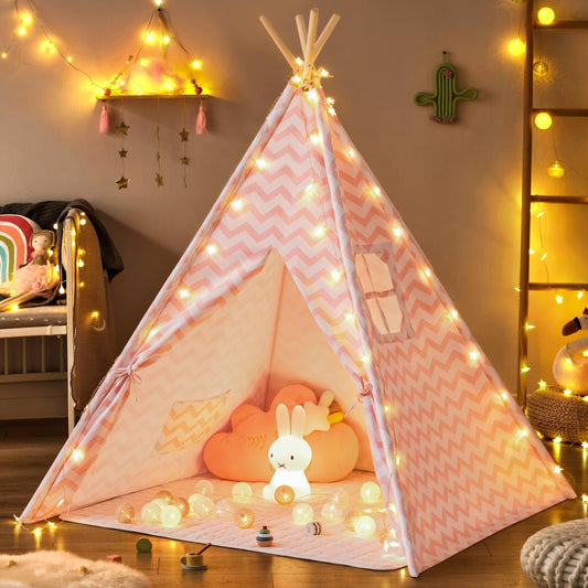 Tiny Land® Pink Teepee For Kids