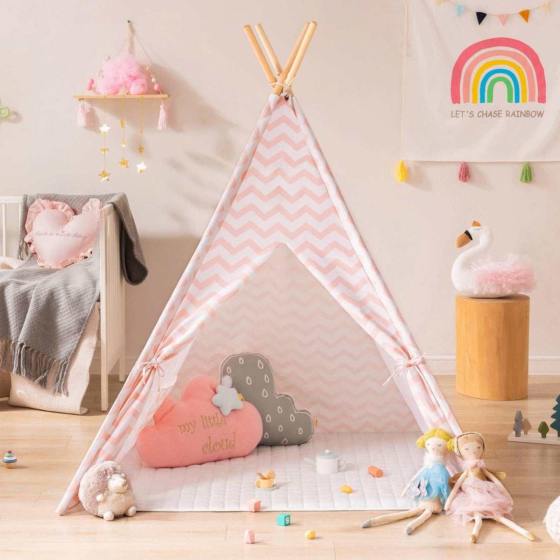 christmas tree teepee tent