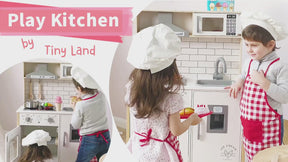 Tiny Land® Interactive Play Kitchen with Sounds & Cookware